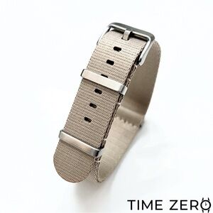 New Beige Jacquard Nylon NATO Watch Strap (The Echelon Collection)